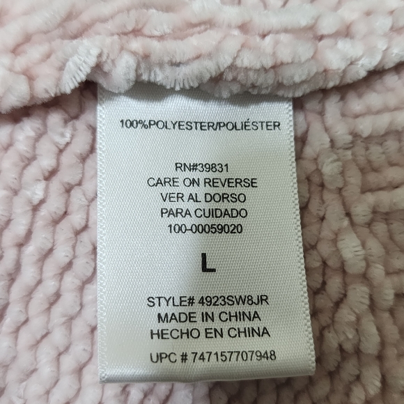 MM by My Michelle Oversized Soft Chenille Pullover Sweater Large Pink - Picture 10 of 11